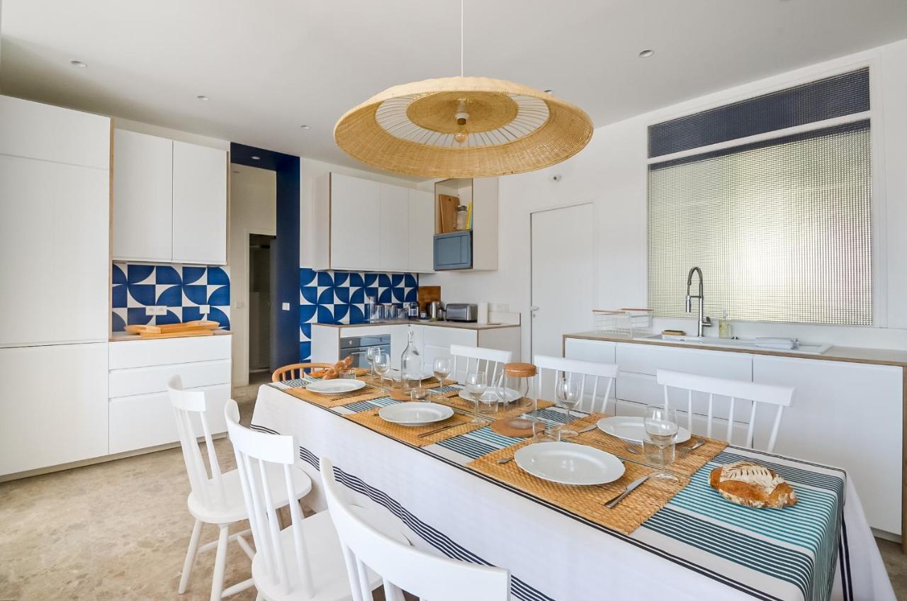 Massilia Blue - Grand Appartement Refait A Neuf Avec Vue Sur Le Vieux Port Marseille Bagian luar foto